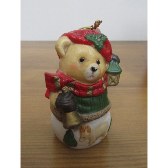 3 Pc Lot Jasco J.S.N.Y. Bears Penguin Bell 3 Size Figurine Ornament Xmas Holiday - Picture 13 of 16